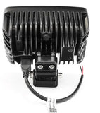 65 Watt Rectangle LED work lamp - Side/Bottom Mounted