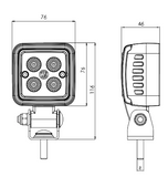 Square Mini Work Lamp