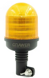 LED beacon 24W round (flash + rotate)