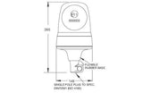 Britax Halogen DIN Pole Beacon (Case N/H OEM)