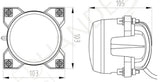 Bonnet LED Worklight Massey Ferguson