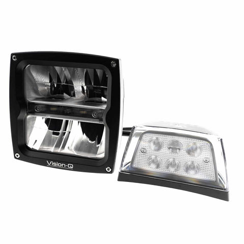 VISION-Q LED Headlight Set for JCB FASTRAC, MANITOU, VOLVO