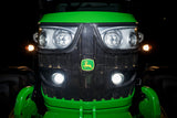LED Recessed Bonnet Headlight SET John Deere R / M Series, Low Beam only