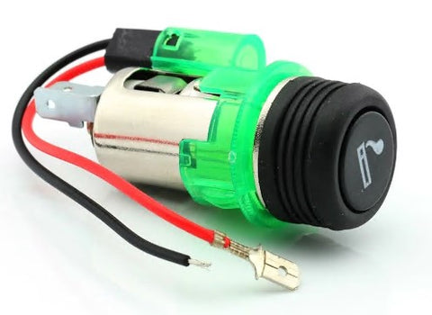 Illuminated Cigar Lighter Plug & Socket