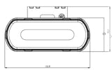 Oval Marker Lamp with Outline Projection