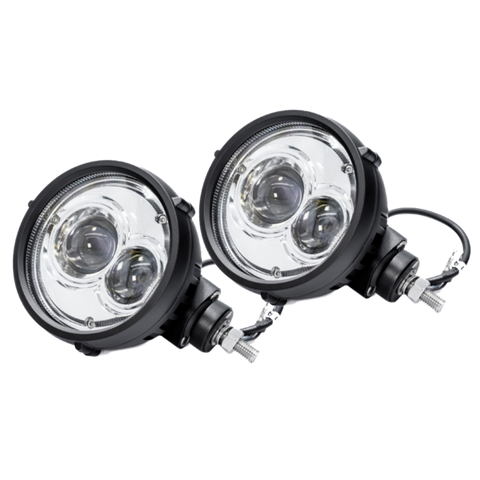 Round Headlight Hi/Low Set