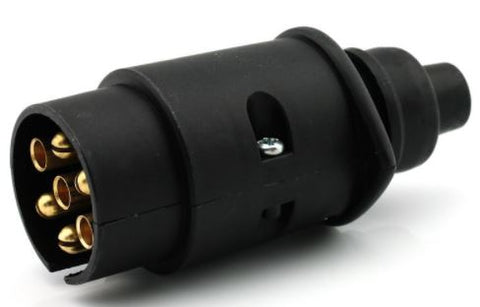 HINGED 12V PLASTIC 7 PIN PLUG